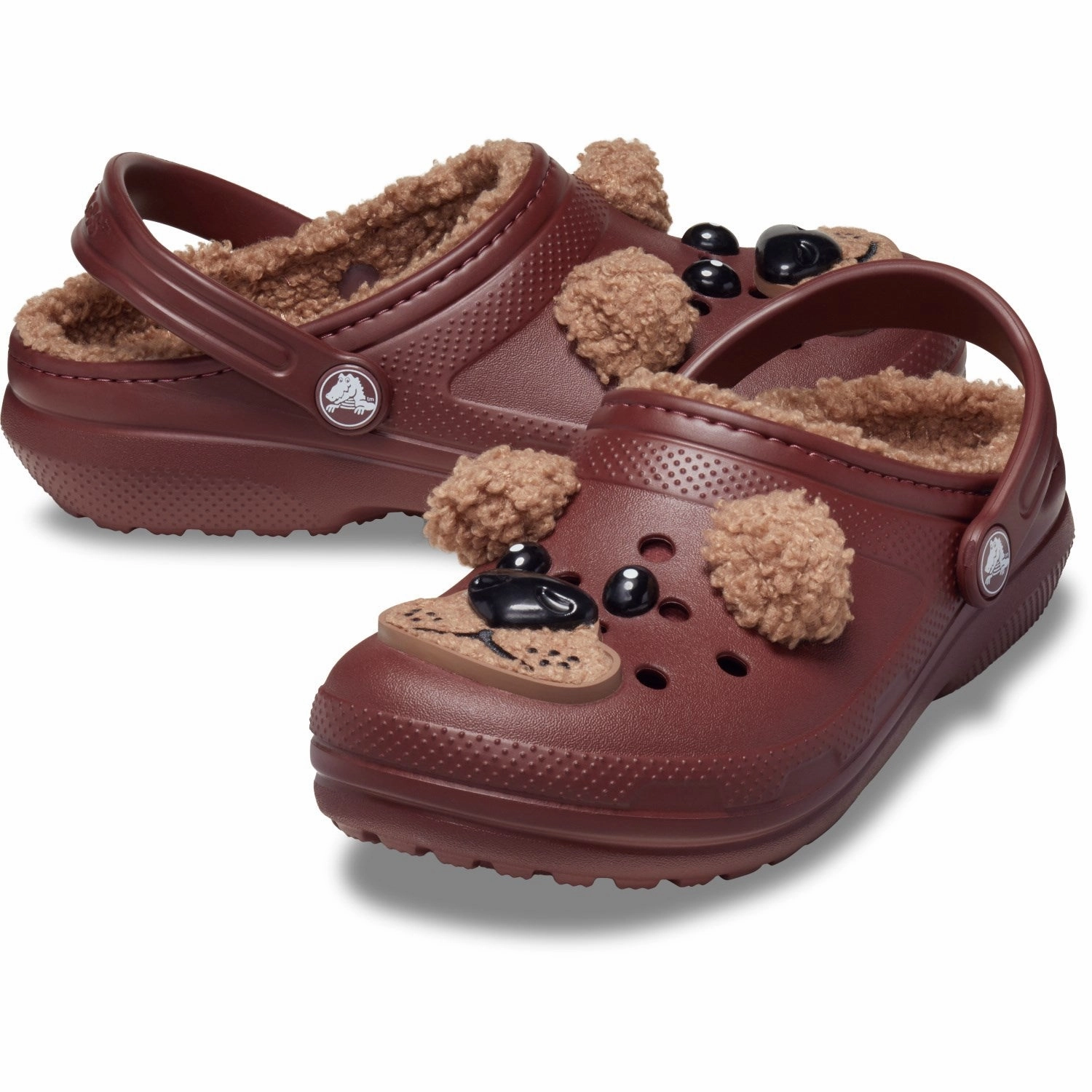Style Built In Purpose-Ready Crocs Dark Clay Classic Lined Iam Brown Bear Clog K