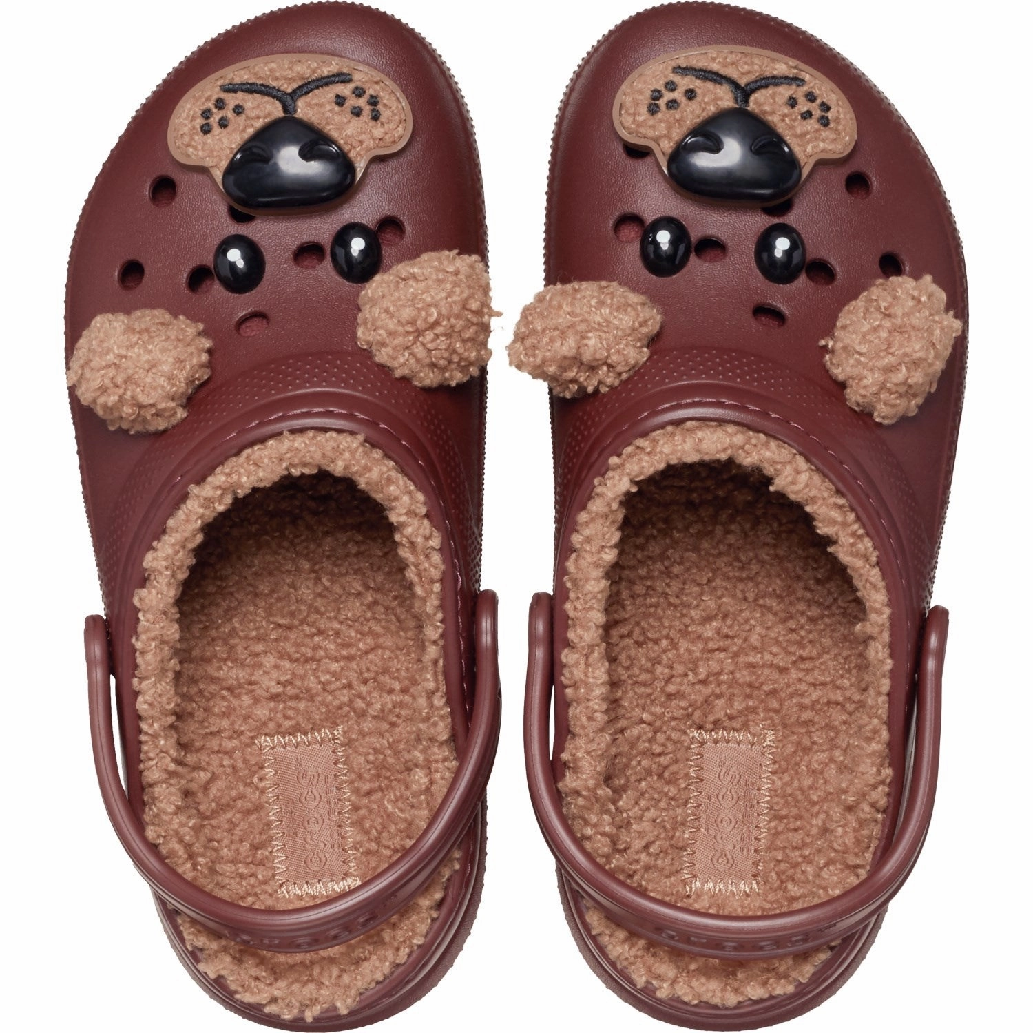 Crocs Dark Clay Classic Lined Iam Brown Bear Clog K Precision Layers