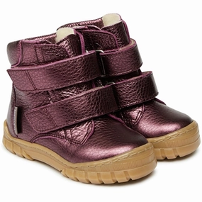 Ease In Design Angulus Beginner Tex Boots W Velcro Plum Shine