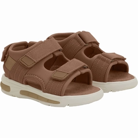 En Fant Mocha Mousse Sandals Velcro W. Light Crafted Silhouette