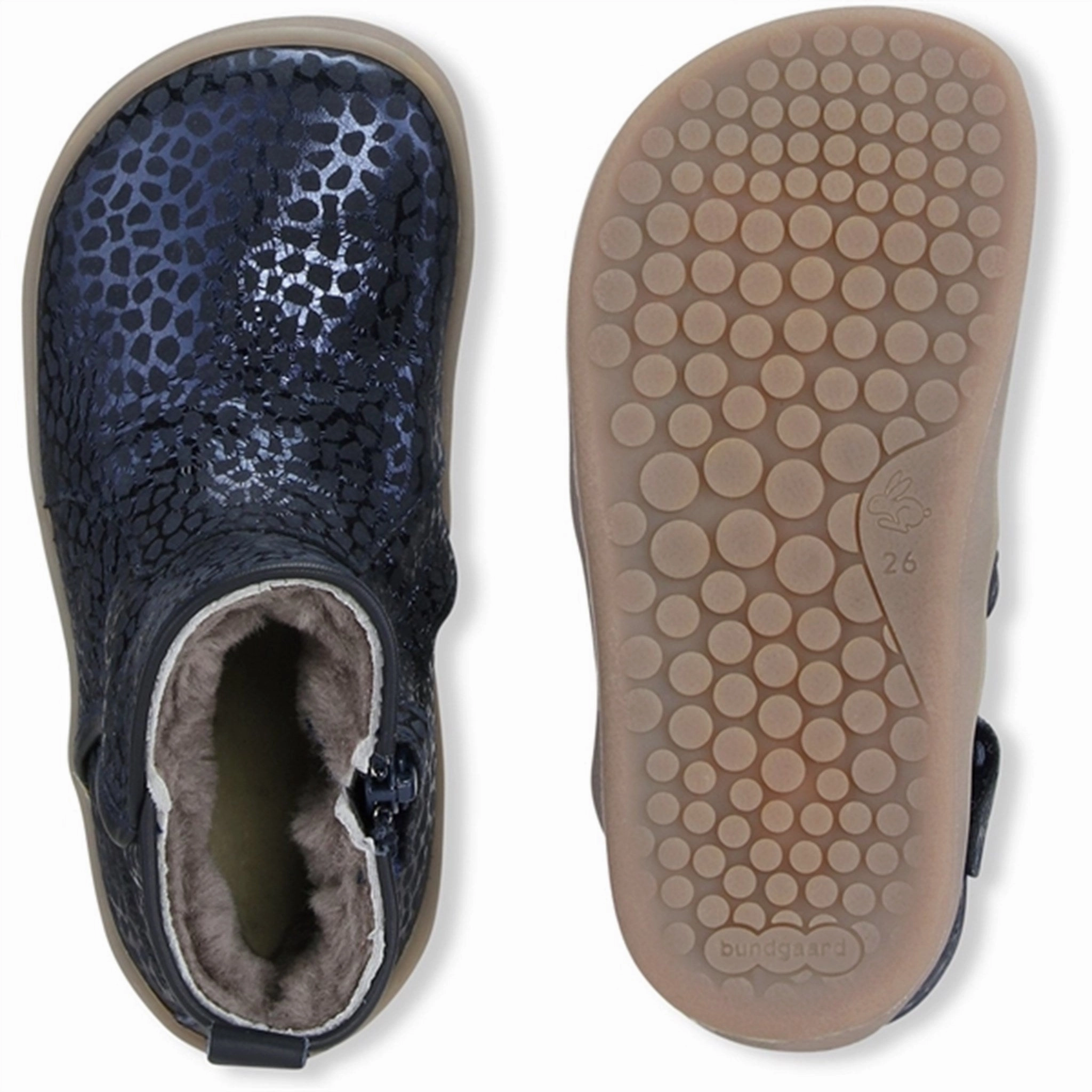 Bundgaard Brenda Lamb Tex Winter Boot Navy Wasp Multi-Context Style Lightweight Presence