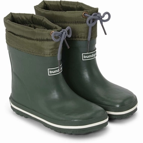 Bundgaard Cirro Low Warm Rubber Boot Army No-Fuss Fit Open Utility