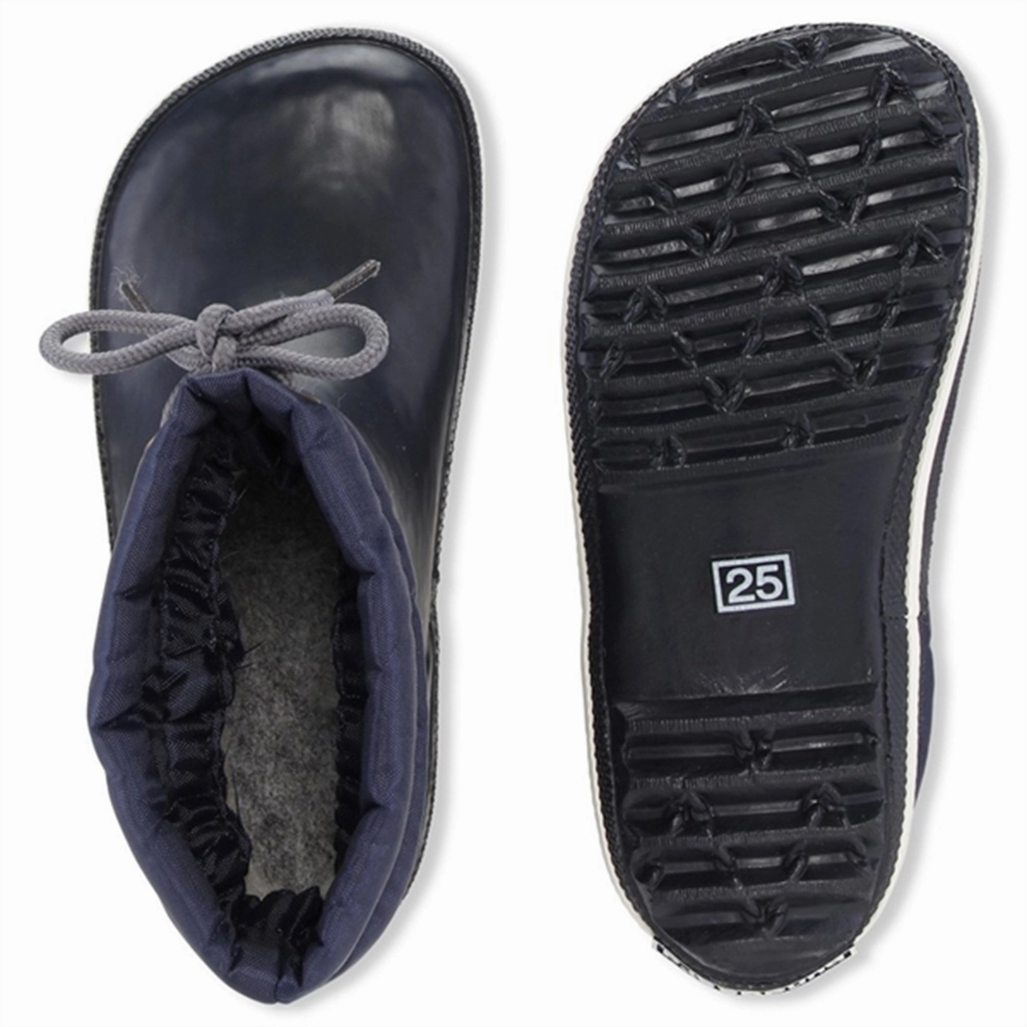 Bundgaard Cirro Low Warm Rubber Boots Navy Lifestyle Drop