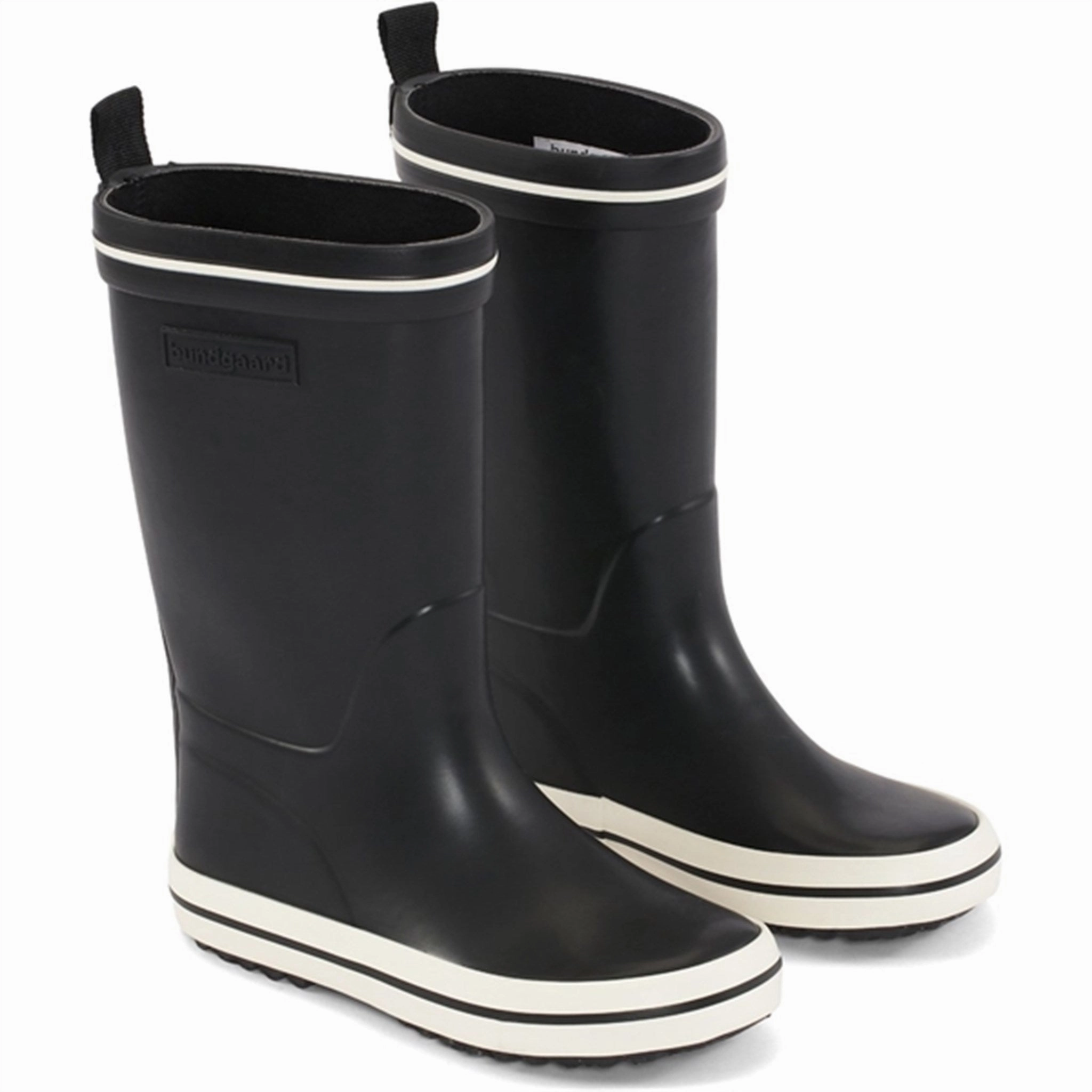 Bundgaard Cloudy High Rubber Boot Black Versatile Drop