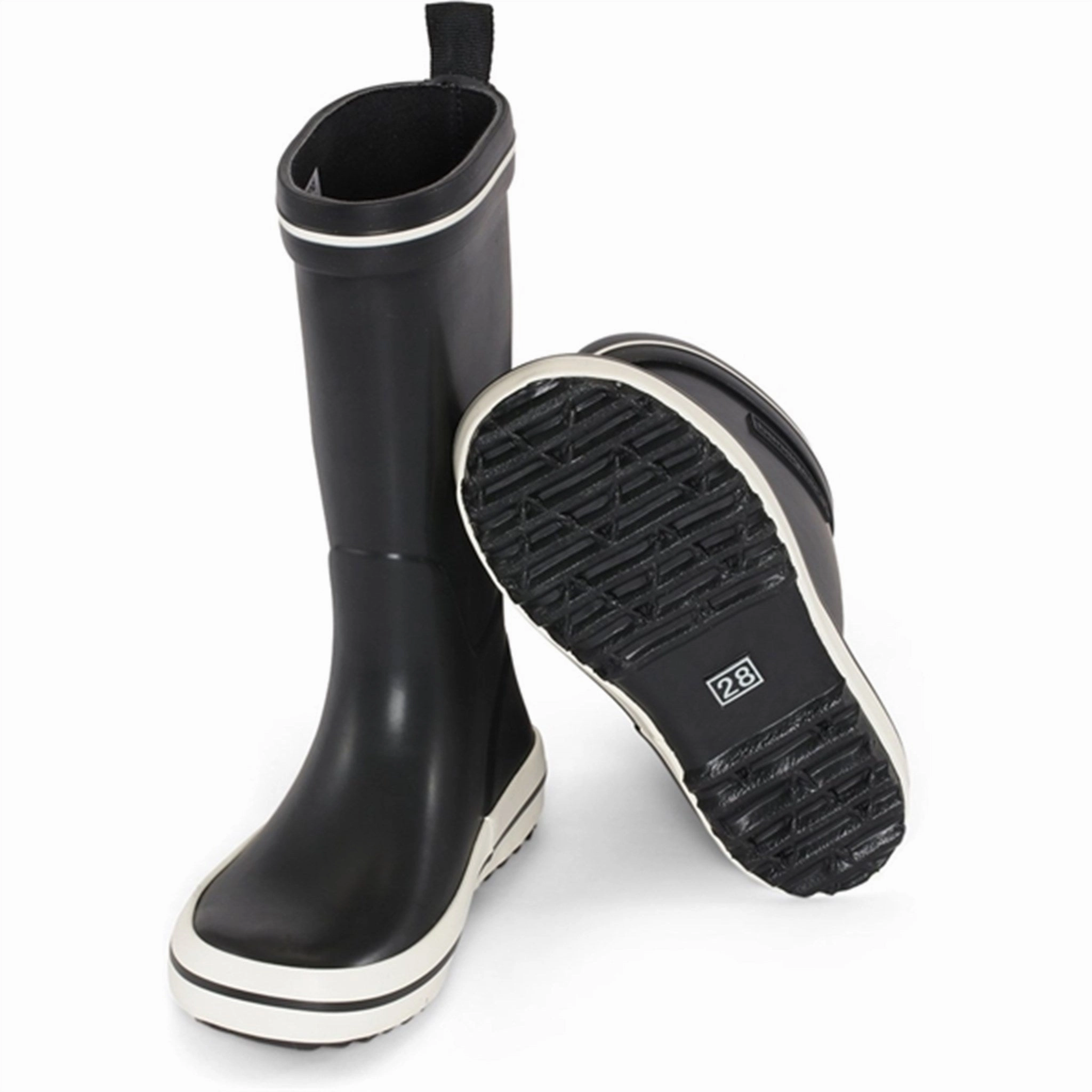 Bundgaard Cloudy High Rubber Boot Black Modern Utility City Uniform