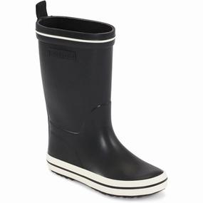 Optimized Rhythm Function-Refined Bundgaard Cloudy High Rubber Boot Black