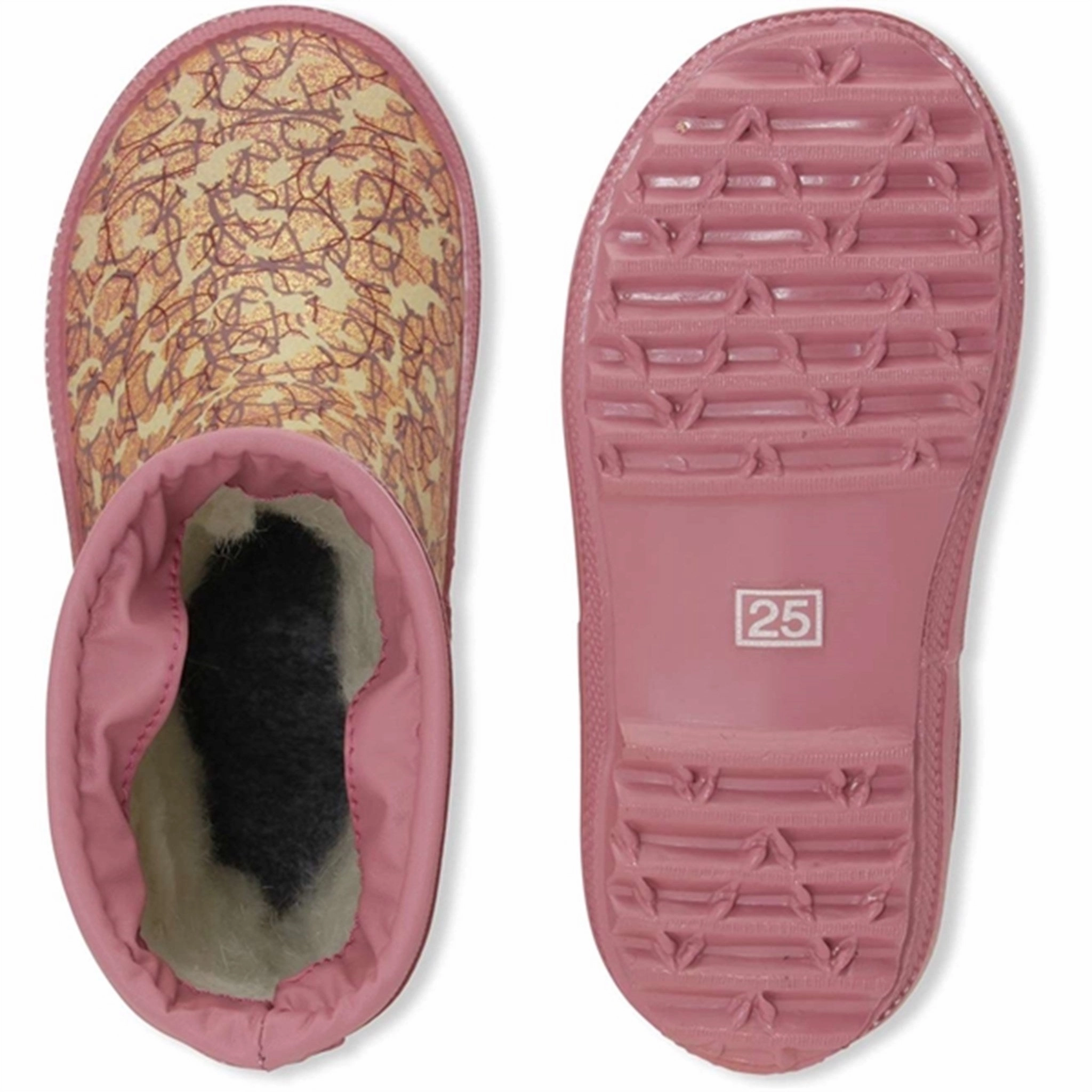 Form Meets Calm Bundgaard Cloudy High Warm Rubber Boot Rose Mili