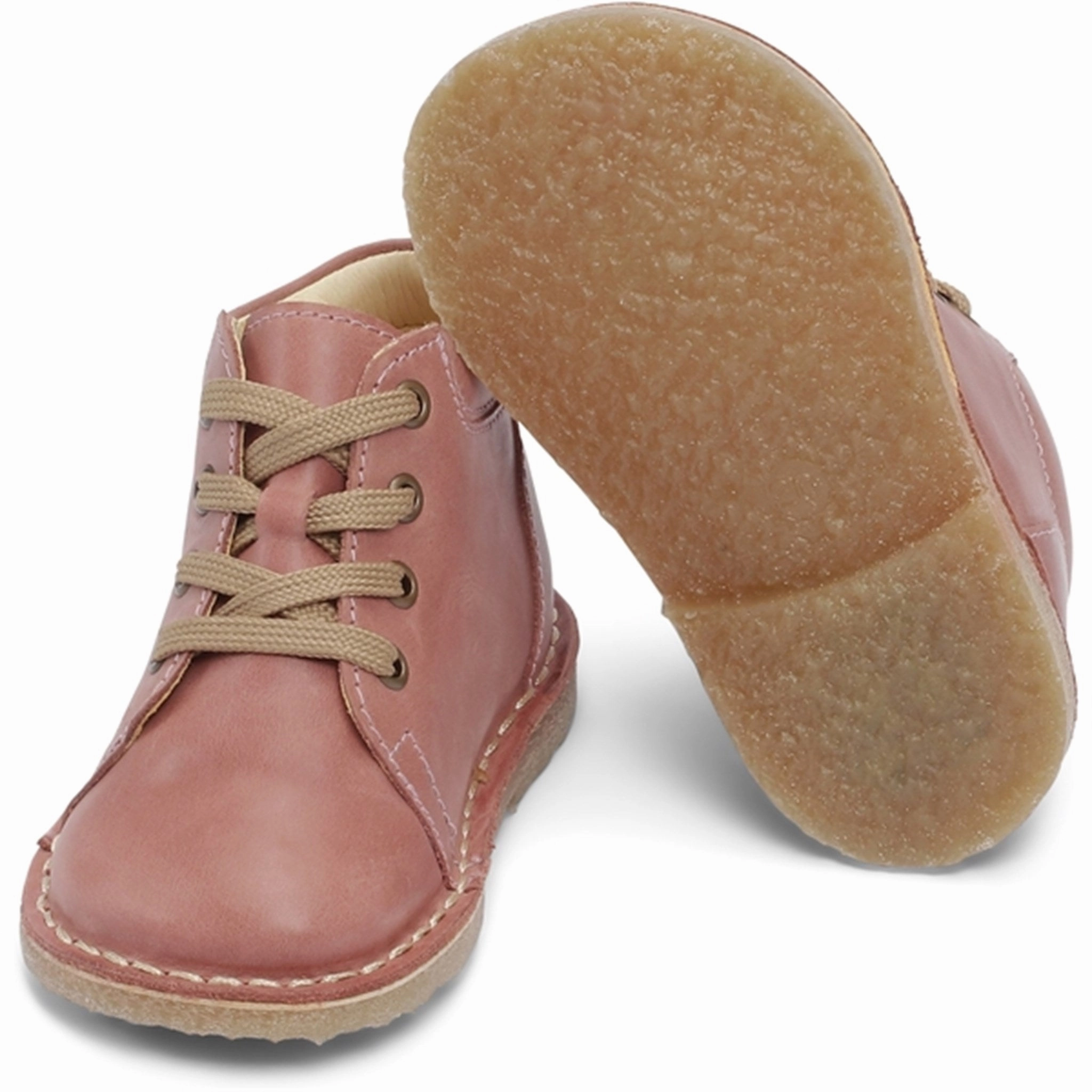 Bundgaard Oma Lace Old Rose Ws Shoe Functional Aesthetic