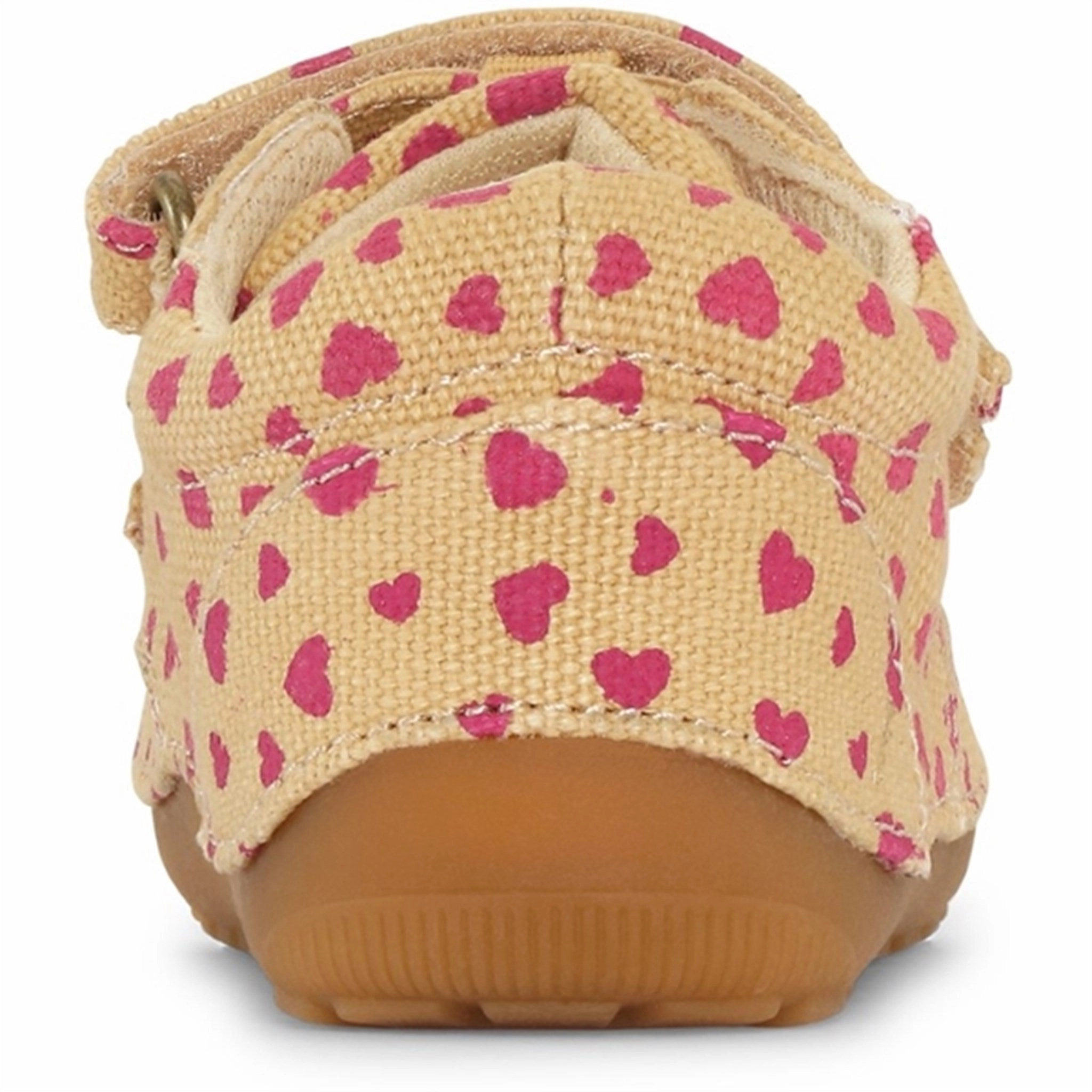 Bundgaard Prewalker Petit Strap Canvas Beige Hearts Light Motion Gear Smart Casual Core