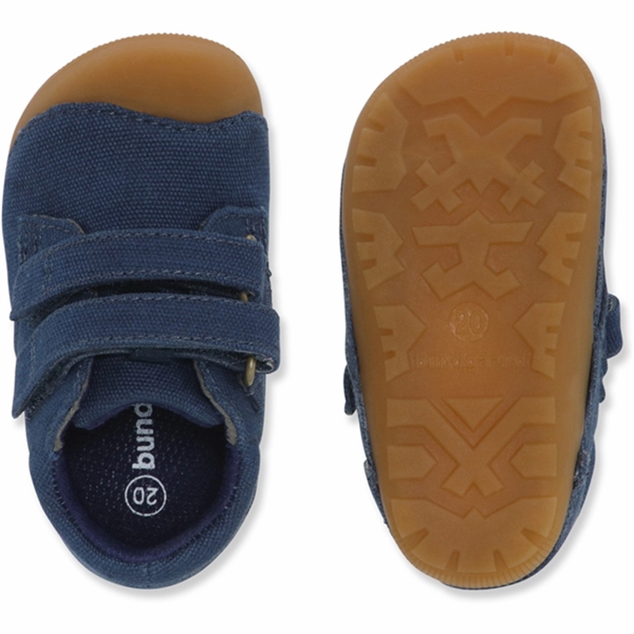 Bundgaard Prewalker Petit Strap Canvas Navy Canvas Integrated Lifestyle