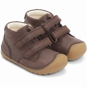 Bundgaard Prewalker Petit Velcro Brown Ws Form Redefined Flexible Form
