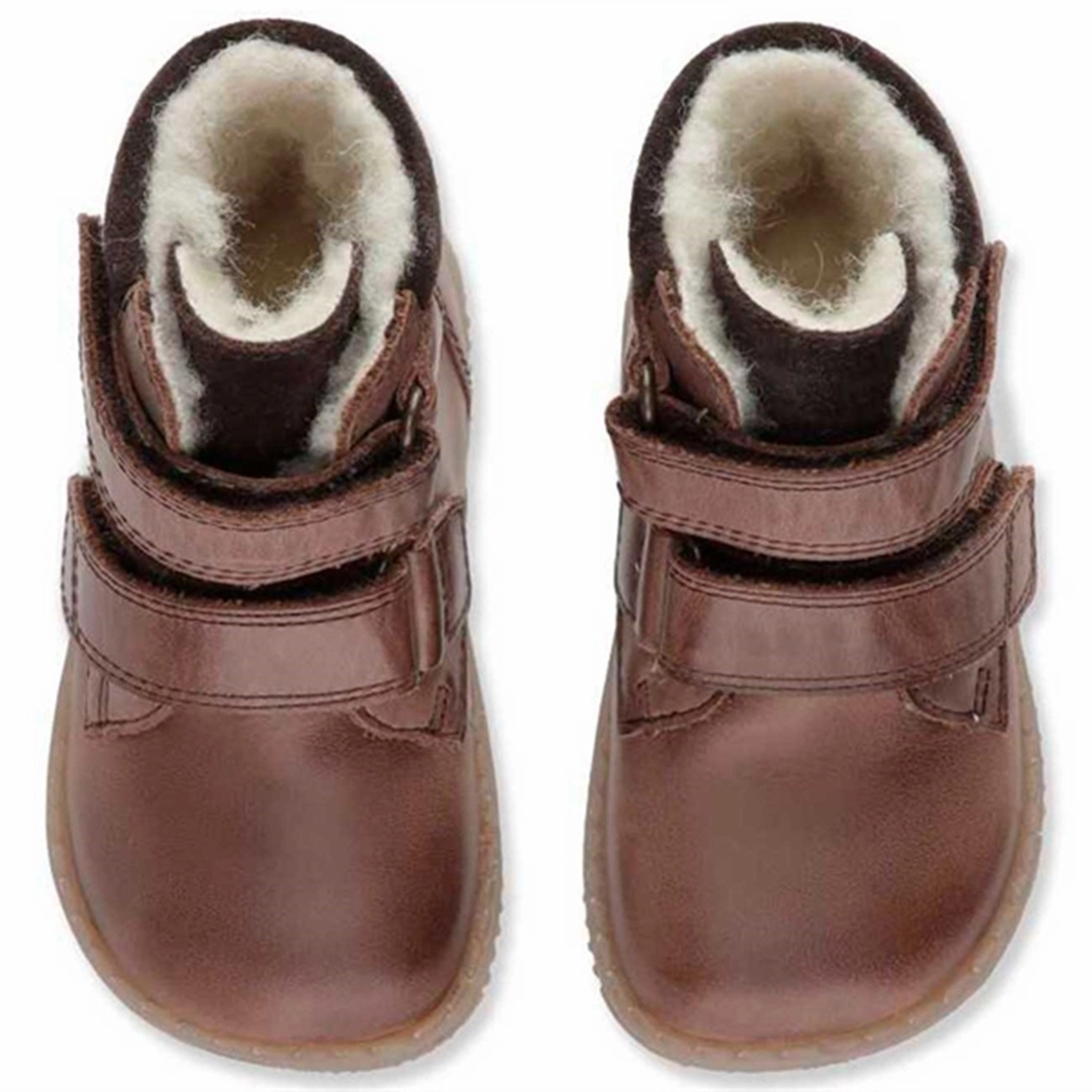 Bundgaard Rabbit Boots Velcro Brown Form-Centered Curated For Motion