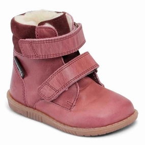 Bundgaard Rabbit Boots Velcro Dark Rose Essentials In Motion Contemporary Vibes