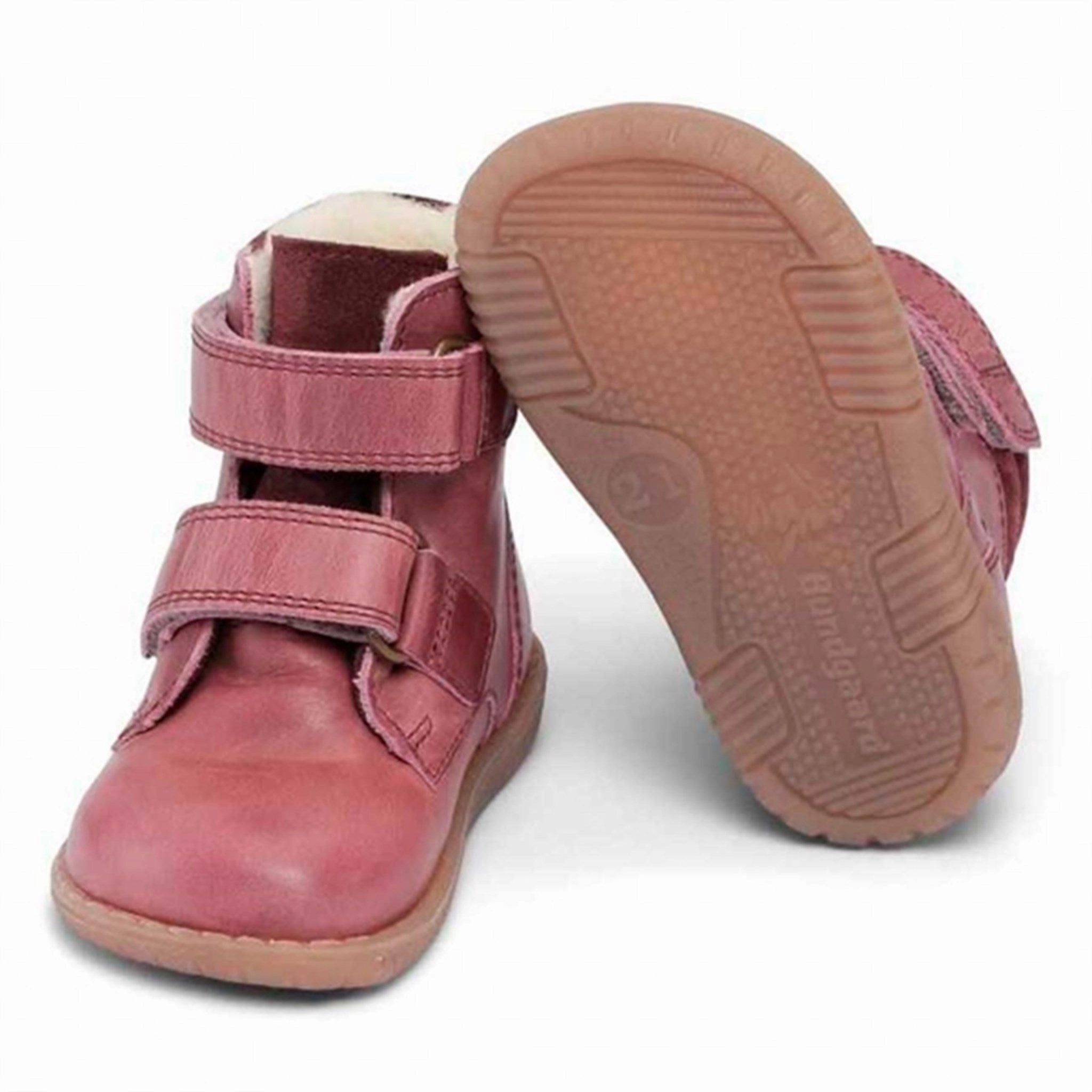 Living Wear Bundgaard Rabbit Boots Velcro Dark Rose