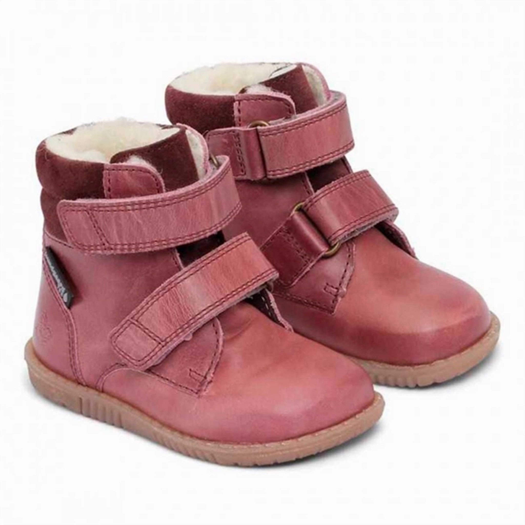 Bundgaard Rabbit Boots Velcro Dark Rose Core-Centric