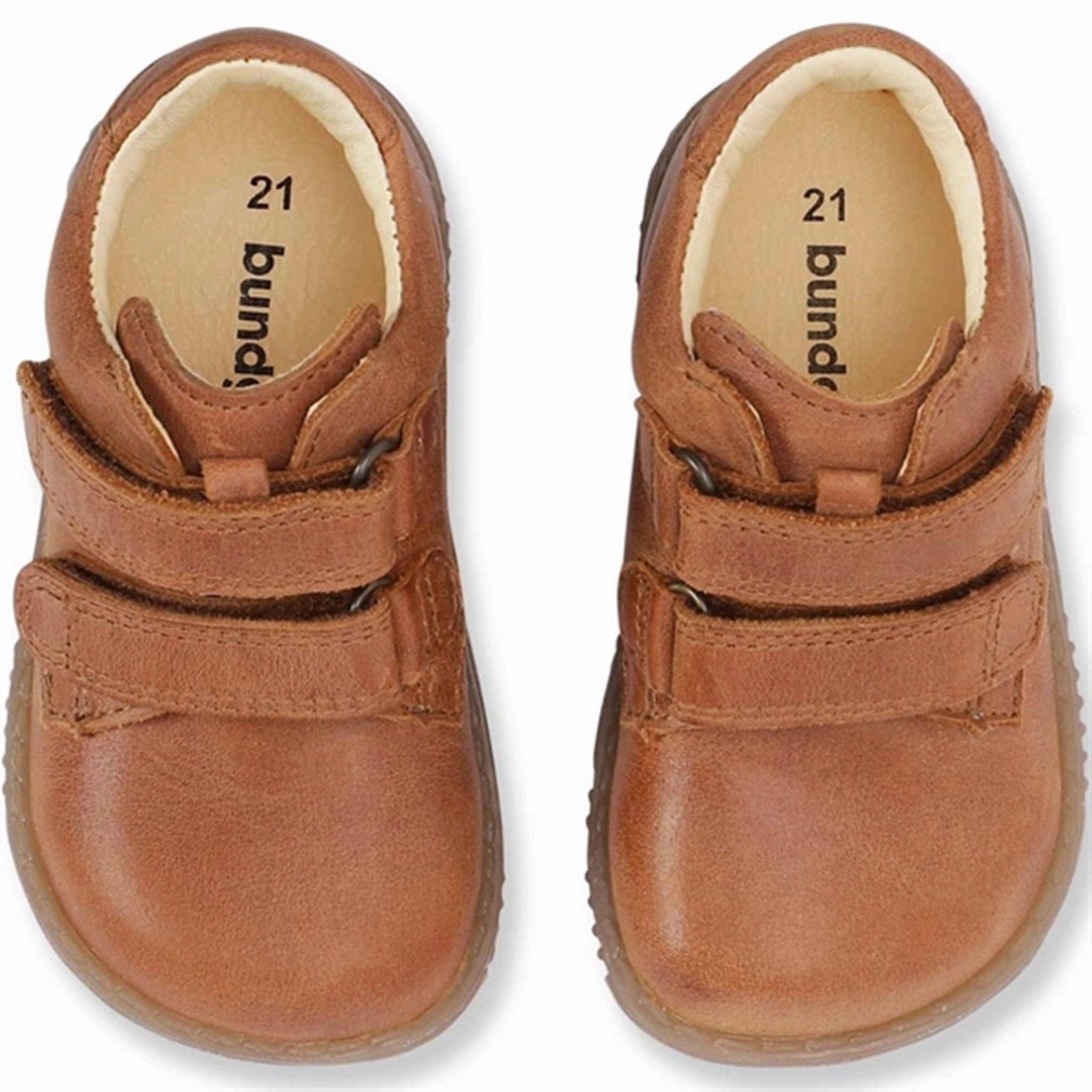 Bundgaard Ruby Velcro Tan Shoe City-Proof