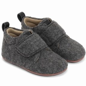 Ease In Design Dynamic Essentials Bundgaard Tannu Wool Indoor Shoes Dark Grey
