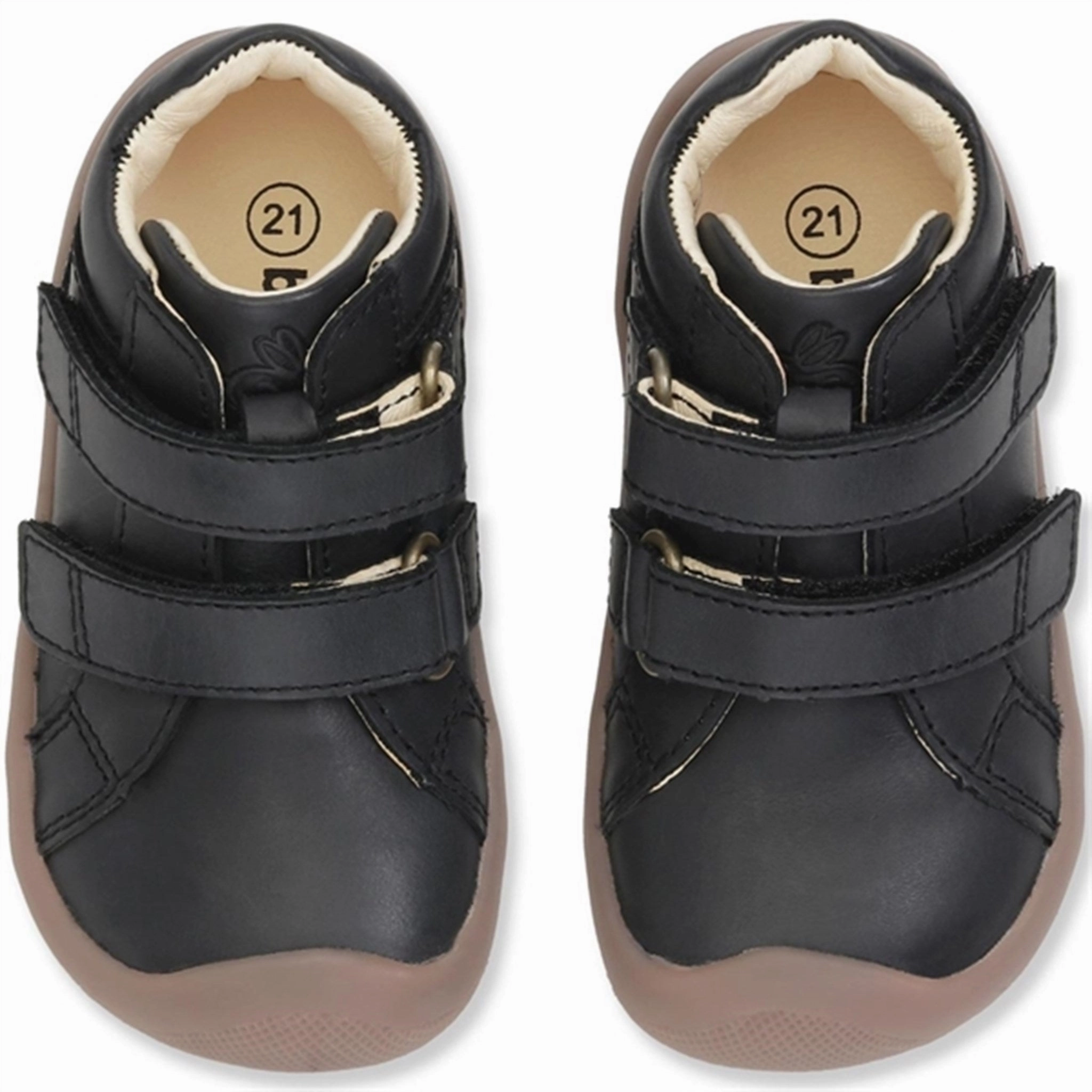 Refined Flowwear Bundgaard The Walk Velcro Black Shoe