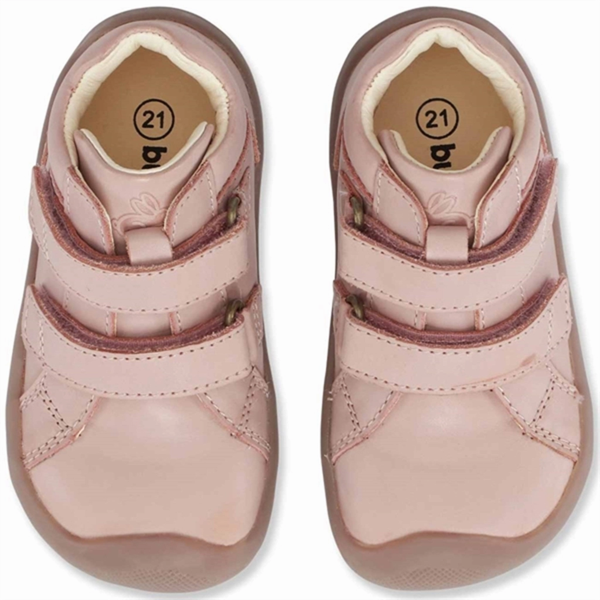 Bundgaard The Walk Velcro Shoes Old Rose Sleek Citywear