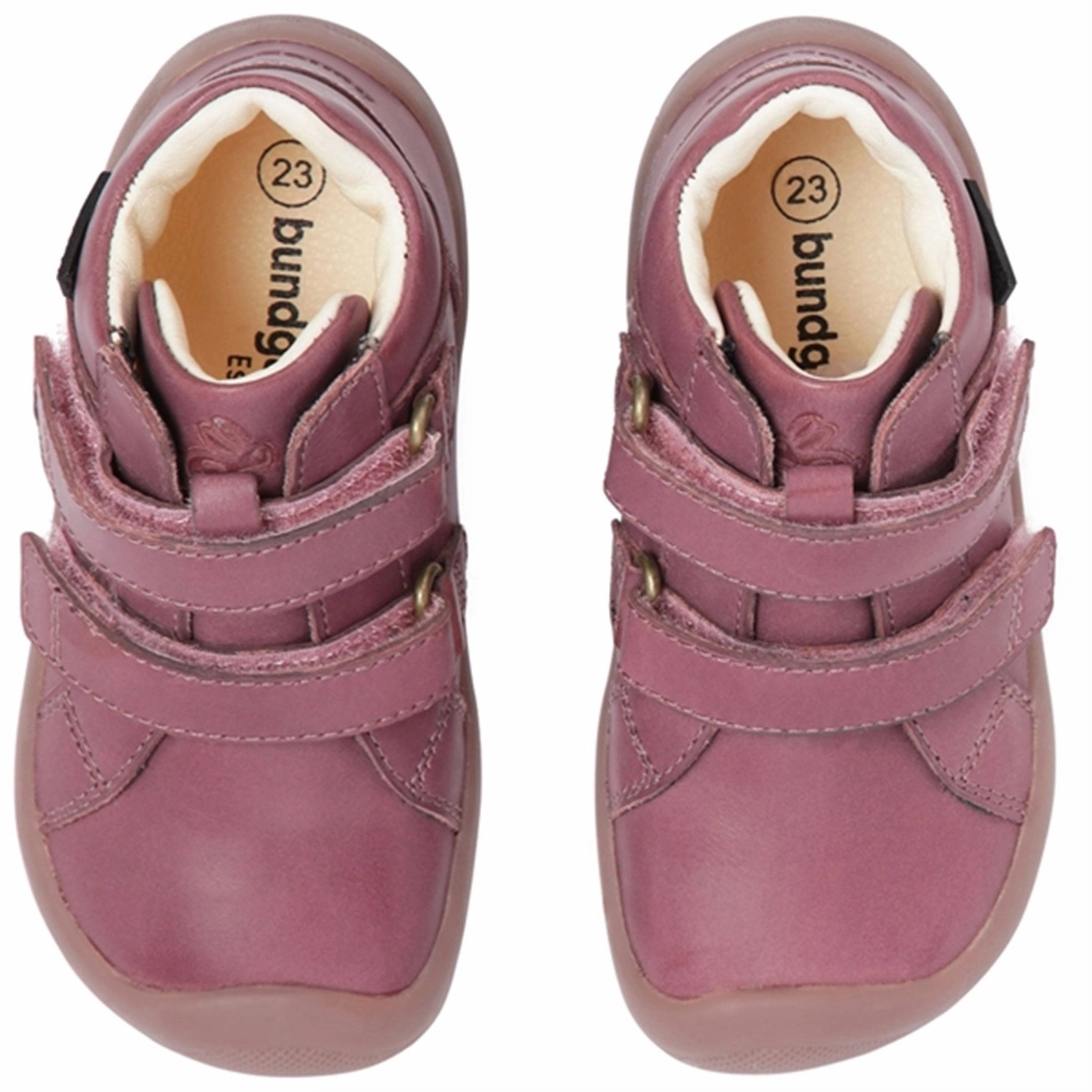 Bundgaard The Walk Velcro Tex Shoes Dark Rose Precision In Style Unisex Energy