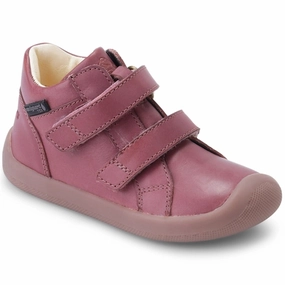 Bundgaard The Walk Velcro Tex Shoes Dark Rose Rhythm-Based Wear Shaped For Today