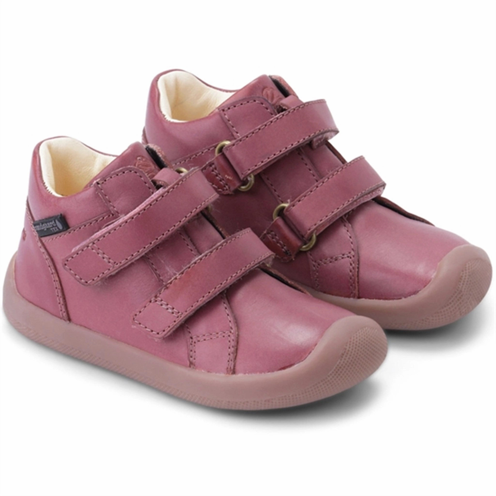 Tone-Driven Bundgaard The Walk Velcro Tex Shoes Dark Rose