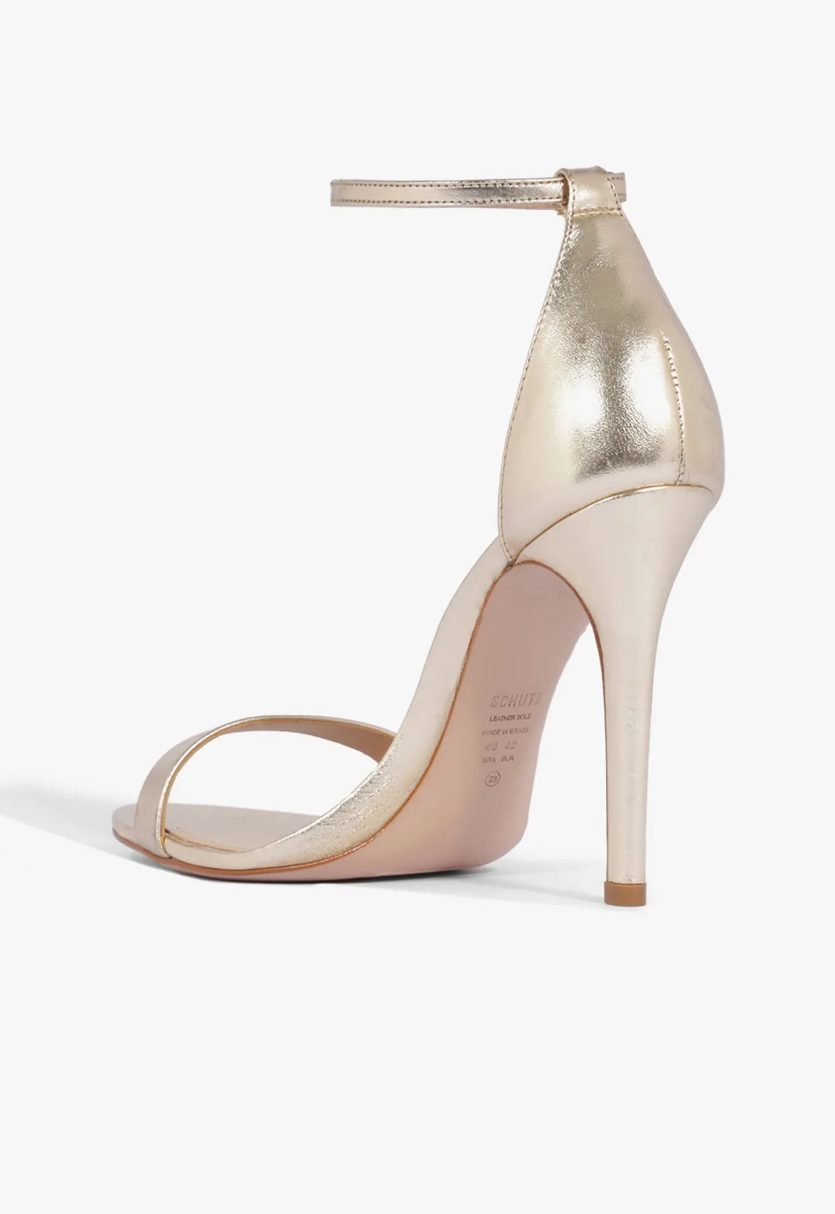 Cadey-Lee Metallic Sandal Calm Aesthetic Ultra-Clean Style