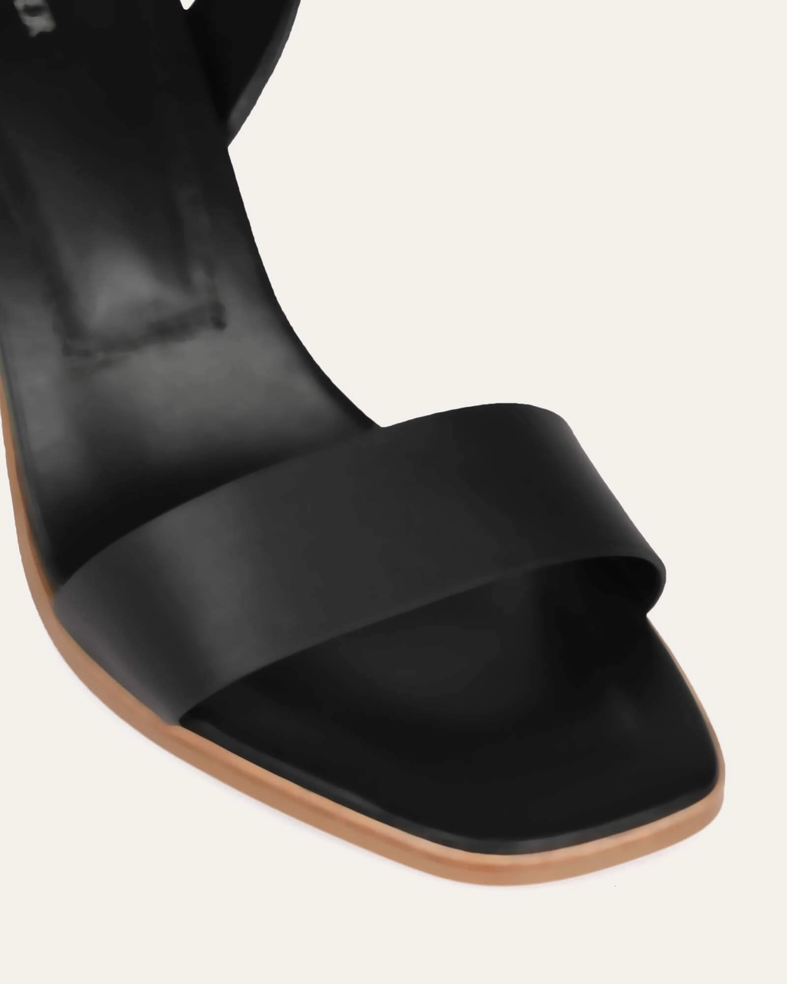 Shift Into Ease Built For Real Calais High Heel Sandals Black Leather