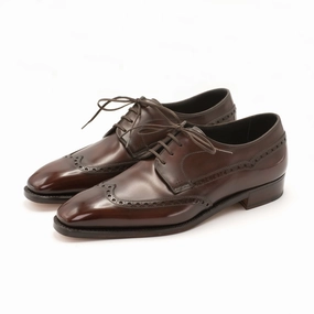Calder Wingtip Derby Shoe - Marron Mediterraneo City State