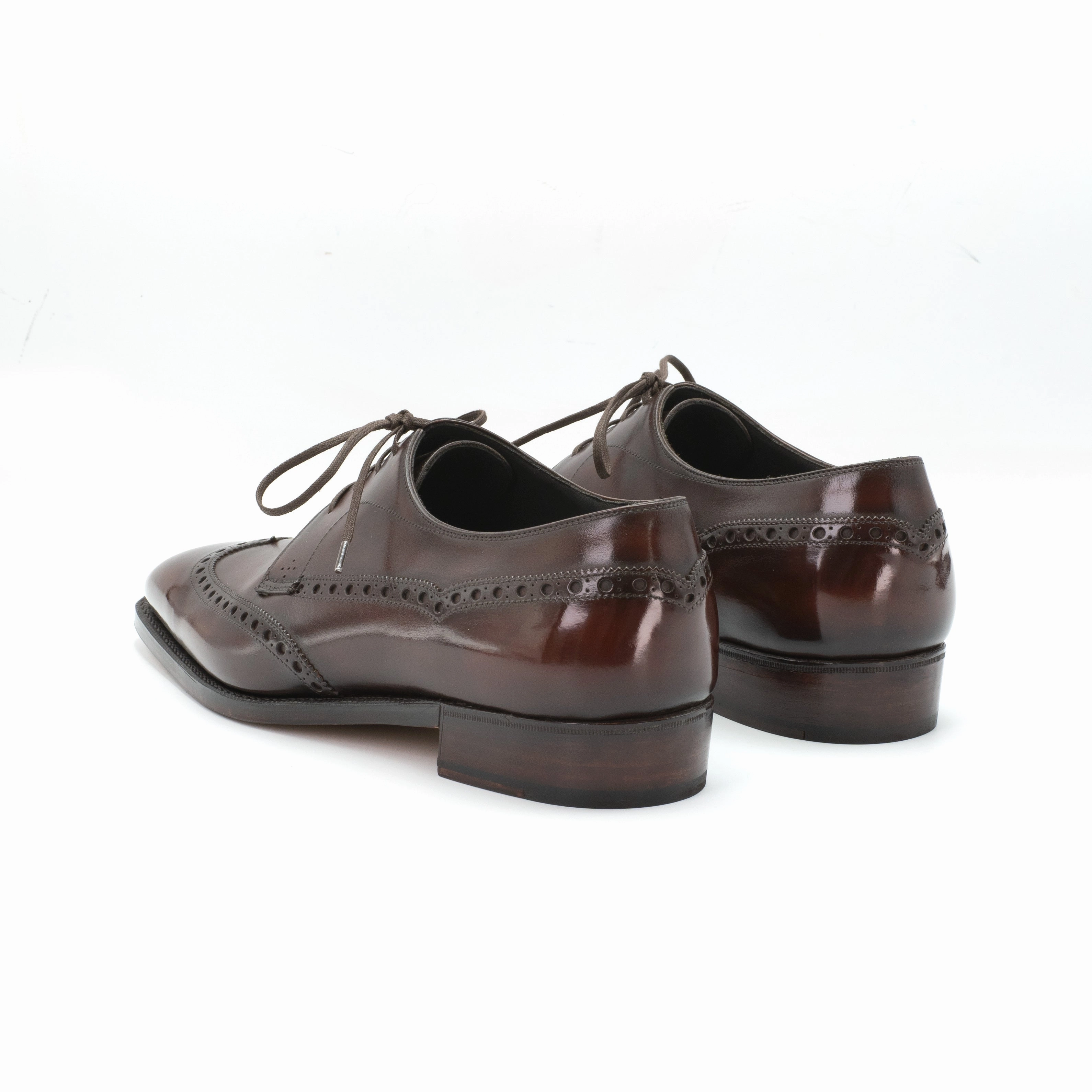 Cool Motion Easy Layering Calder Wingtip Derby Shoe - Marron Mediterraneo