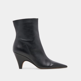 Calico Booties Black Leather Your Daily Function