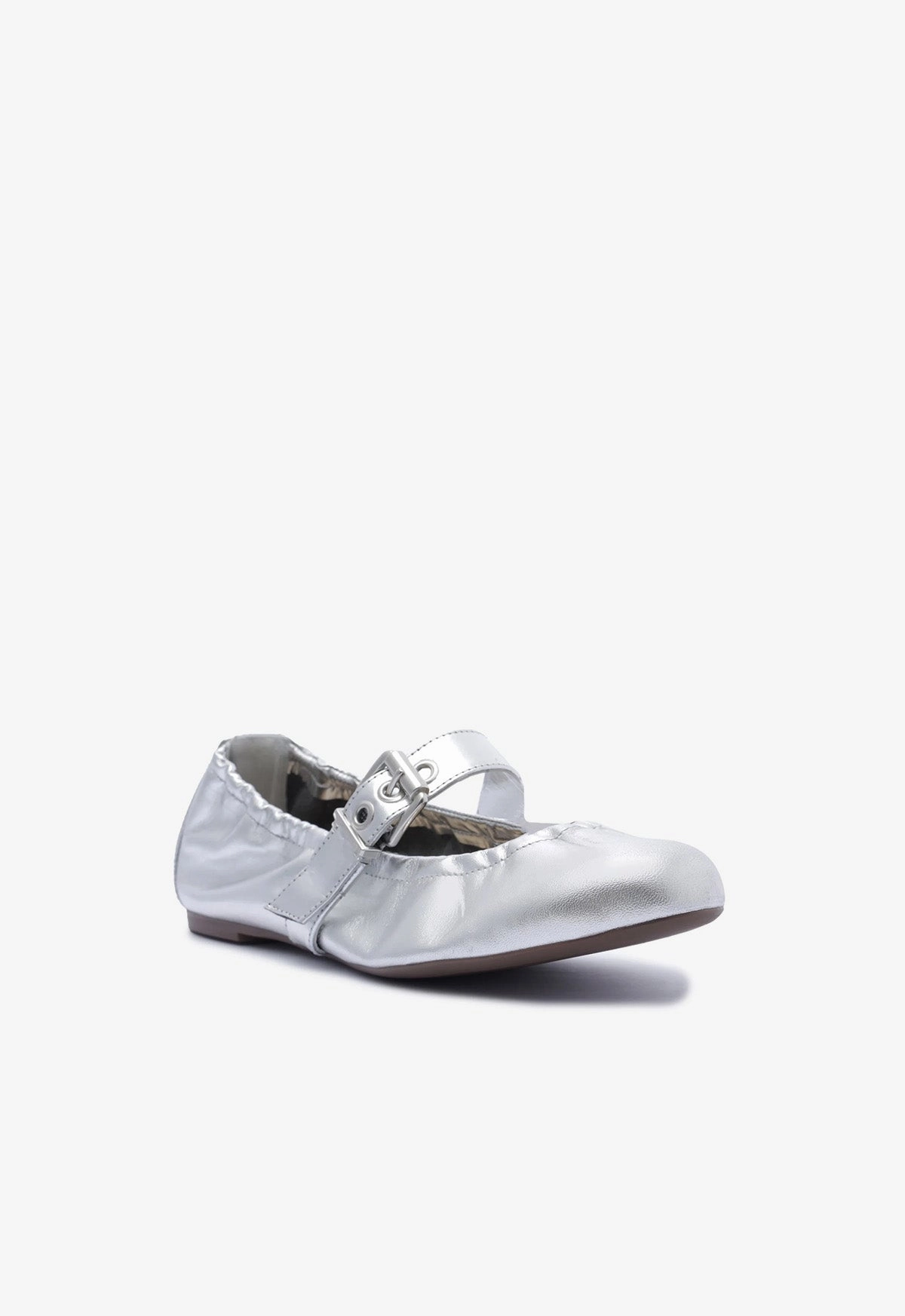 Form And Function Calita Metallic Leather Flat