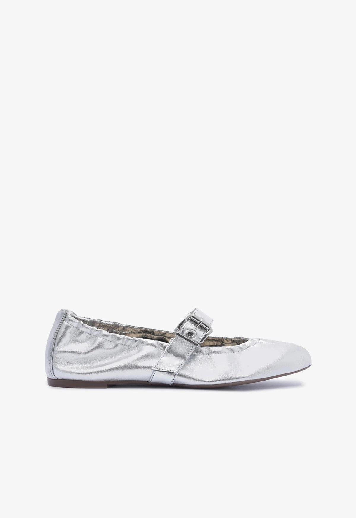 Calita Metallic Leather Flat Built For Today Ease Engineered