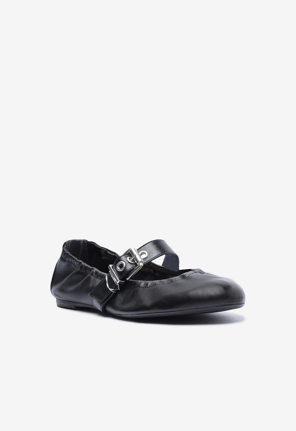Style Simplified Uncomplicated Gear Calita Nappa Leather Flat