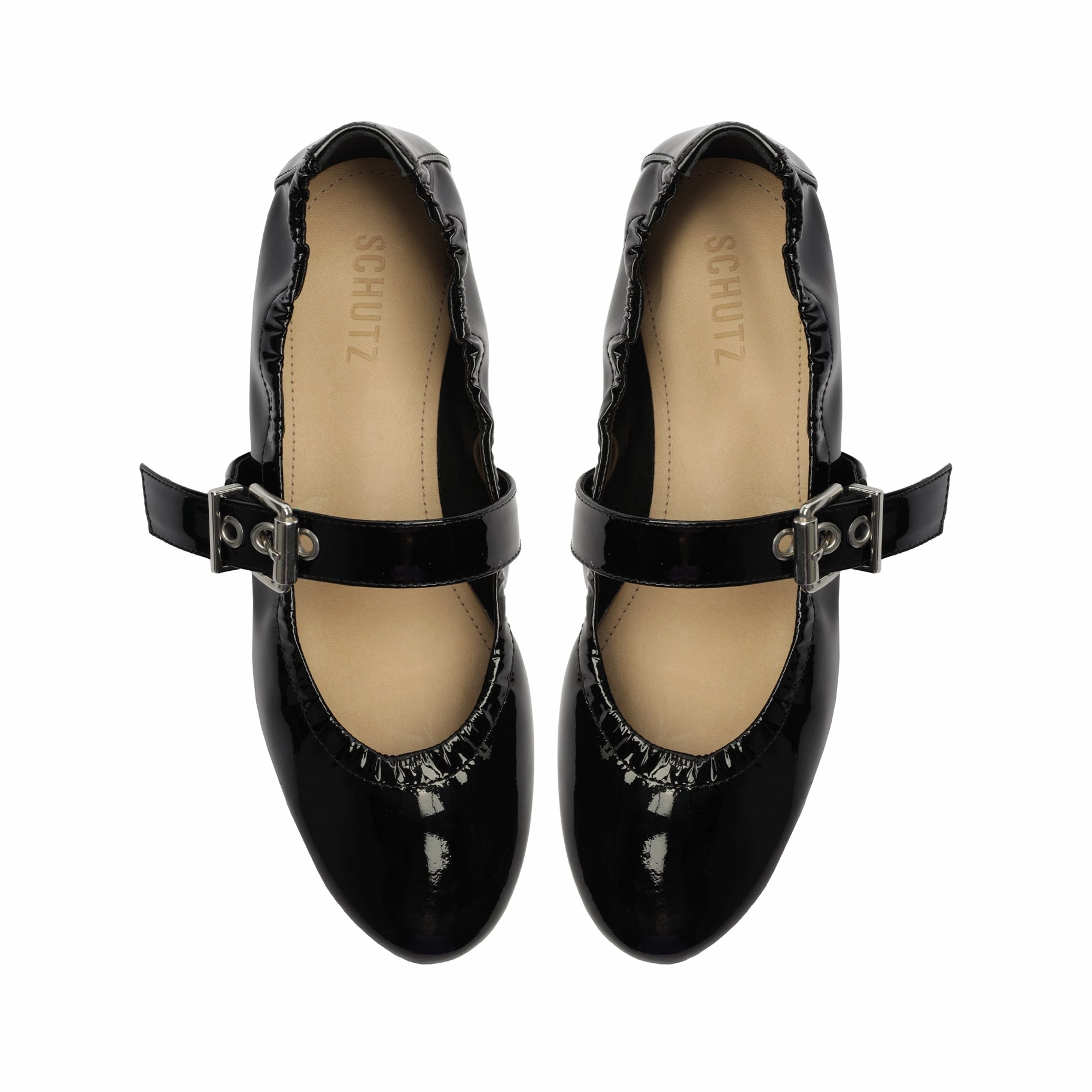 Clean-Forward Calita Patent Leather Flat