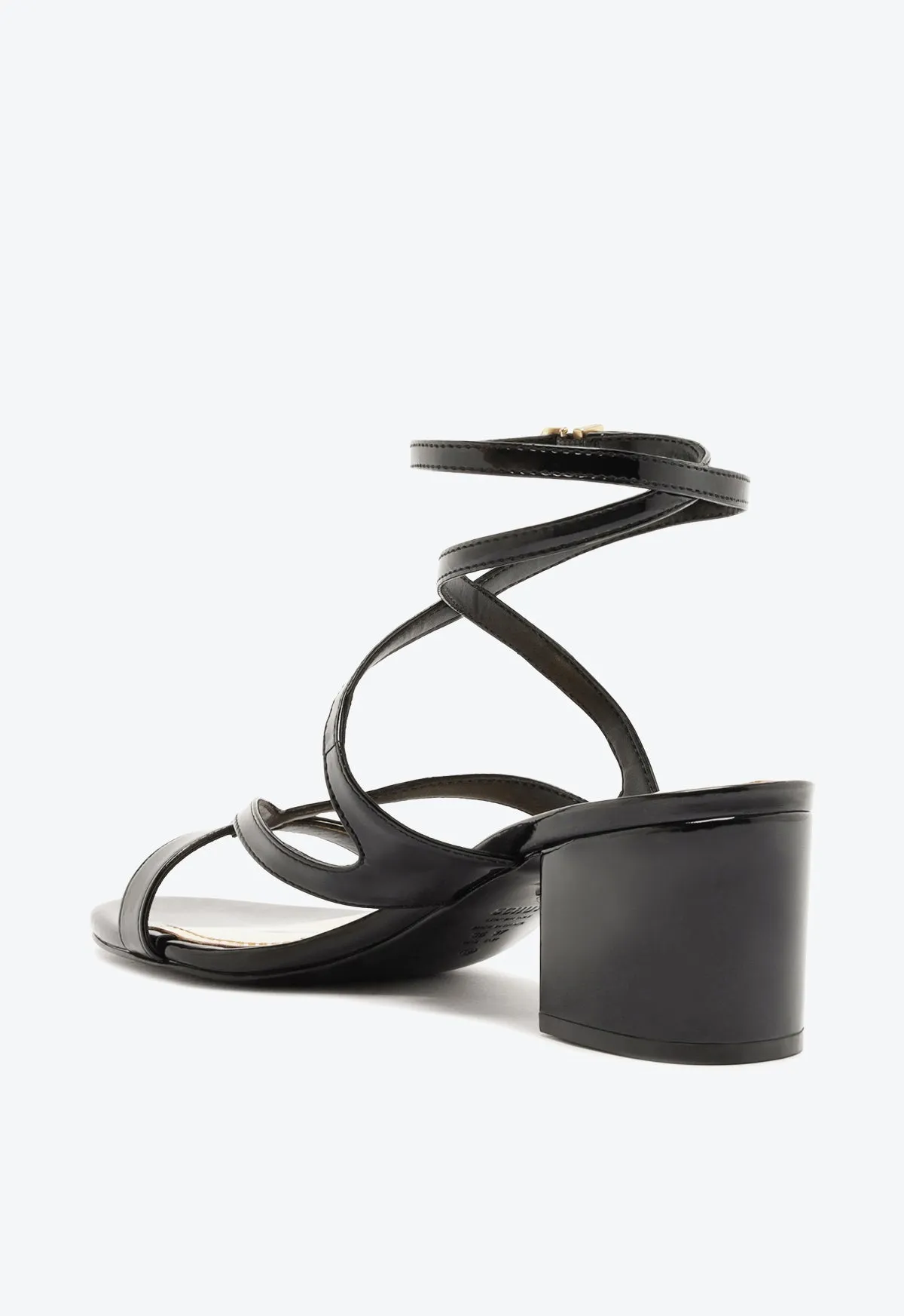 Stephanie Block Patent Sandal Built For Real