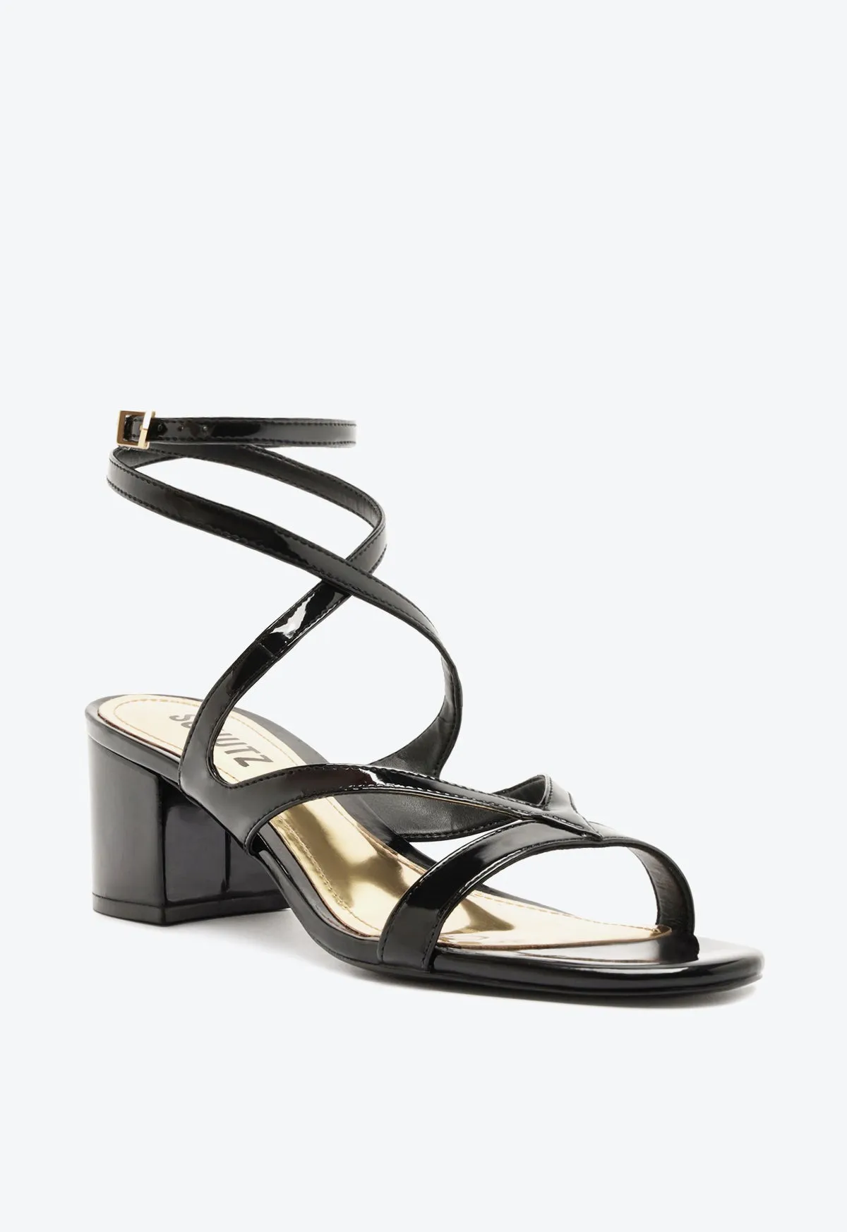 Elevated Layers Day-To-Night Fit Stephanie Block Patent Sandal