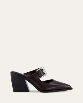 Flossy Mid Heels Merlot Leather Essential Rhythm