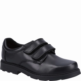 Ultra-Clean Style Hush Puppies Logan Senior School Shoes