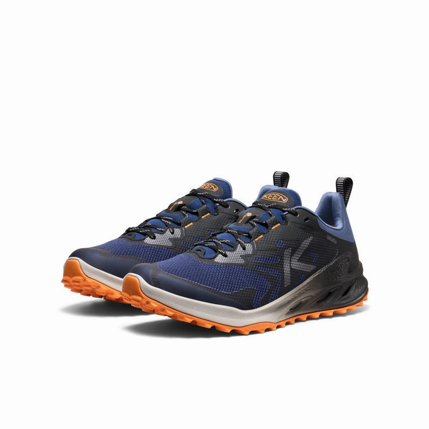 Men'S Zionic Nxt Waterproof Hiking Shoe  |  Naval Academy/Bright Marigold Bold Minimal City-Proof