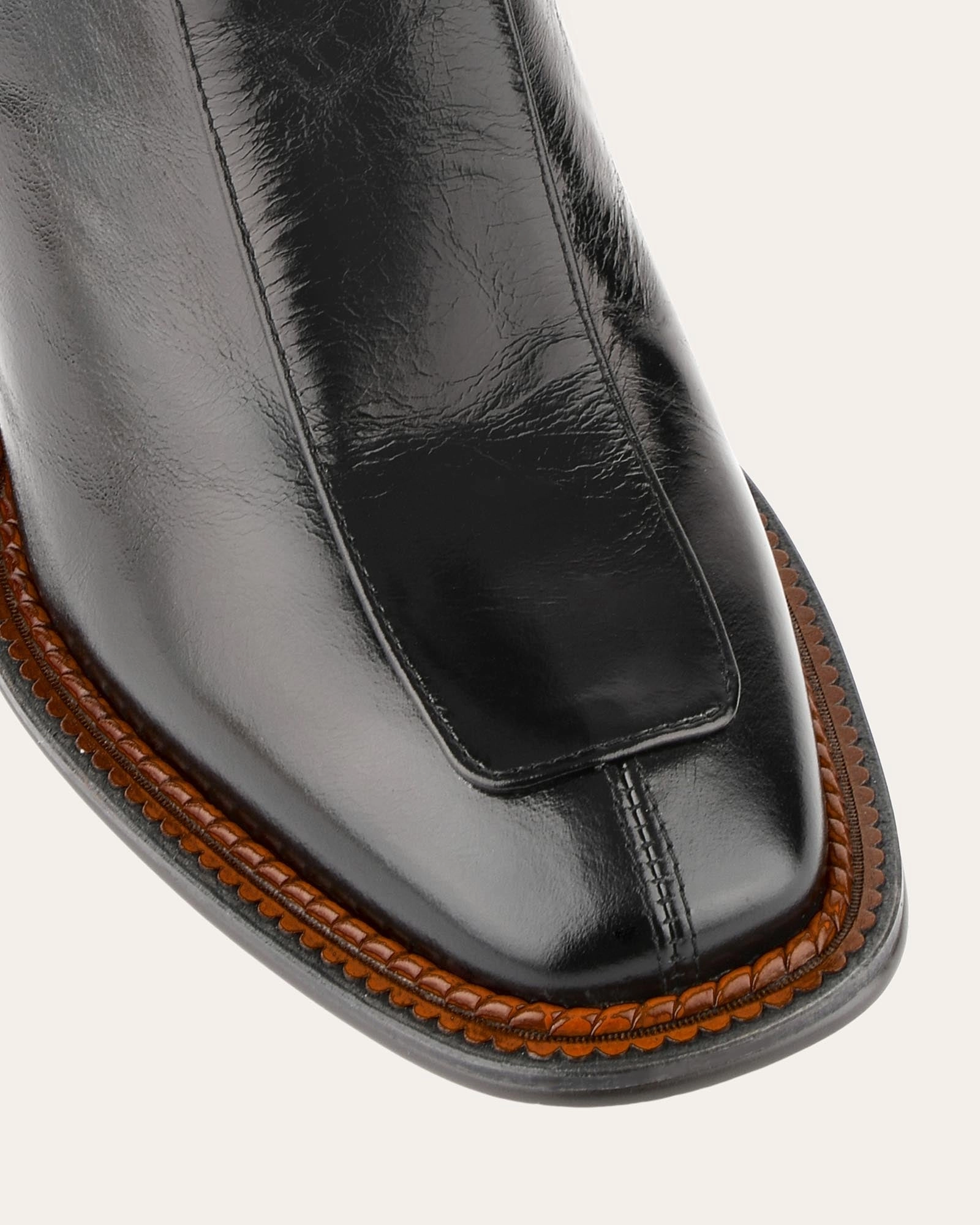 Move And Live Tailored Utility Divine Knee Boots Black Leather