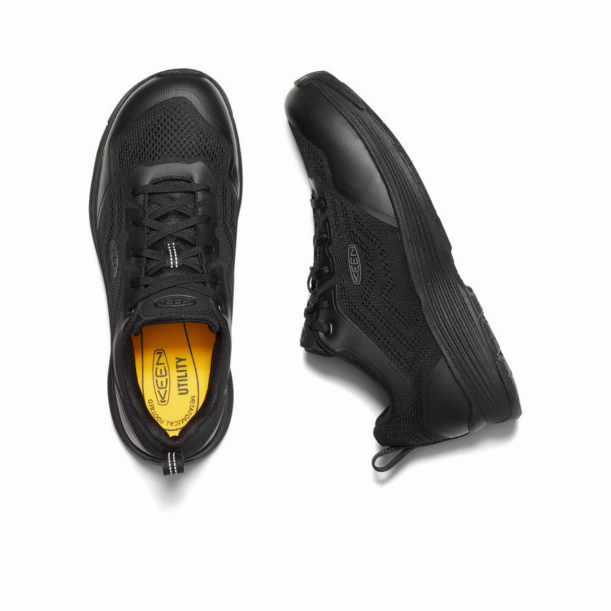 Smart Casual Structured Motion Men'S Sparta 2 (Aluminum Toe)  |  Black/Black