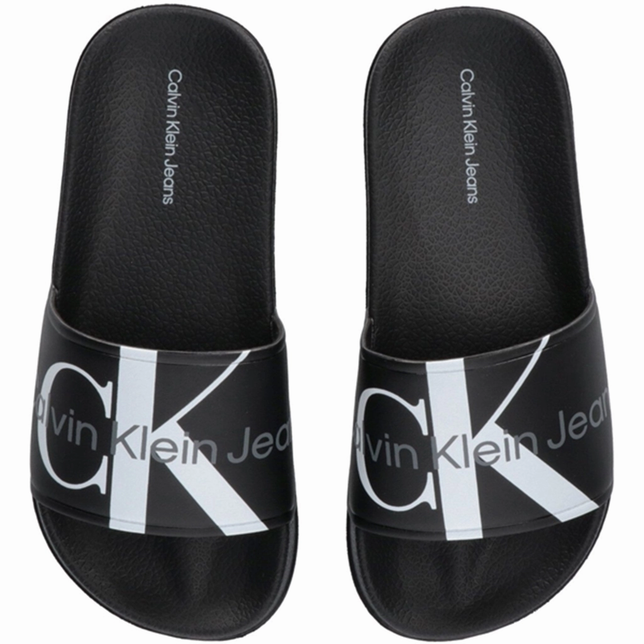 Your Daily Layer Calvin Klein Logo Pool Slide Black