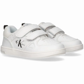 Comfort Refined Calvin Klein Low Cut Velcro Sneaker White
