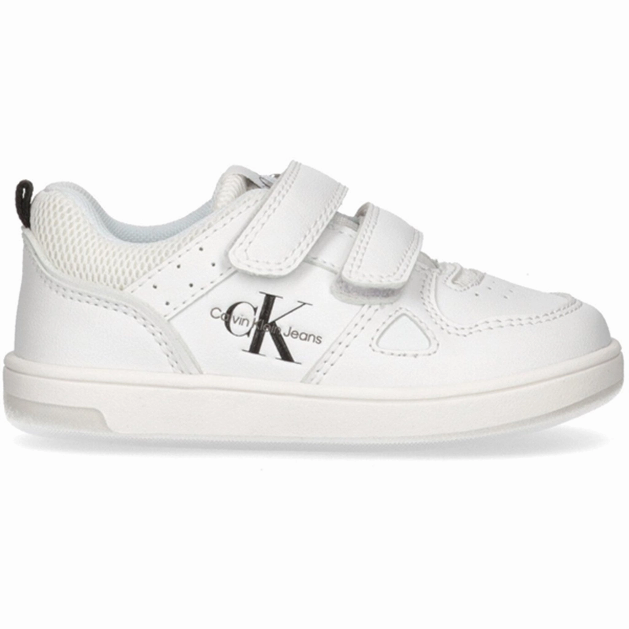 Calvin Klein Low Cut Velcro Sneaker White Core Movement