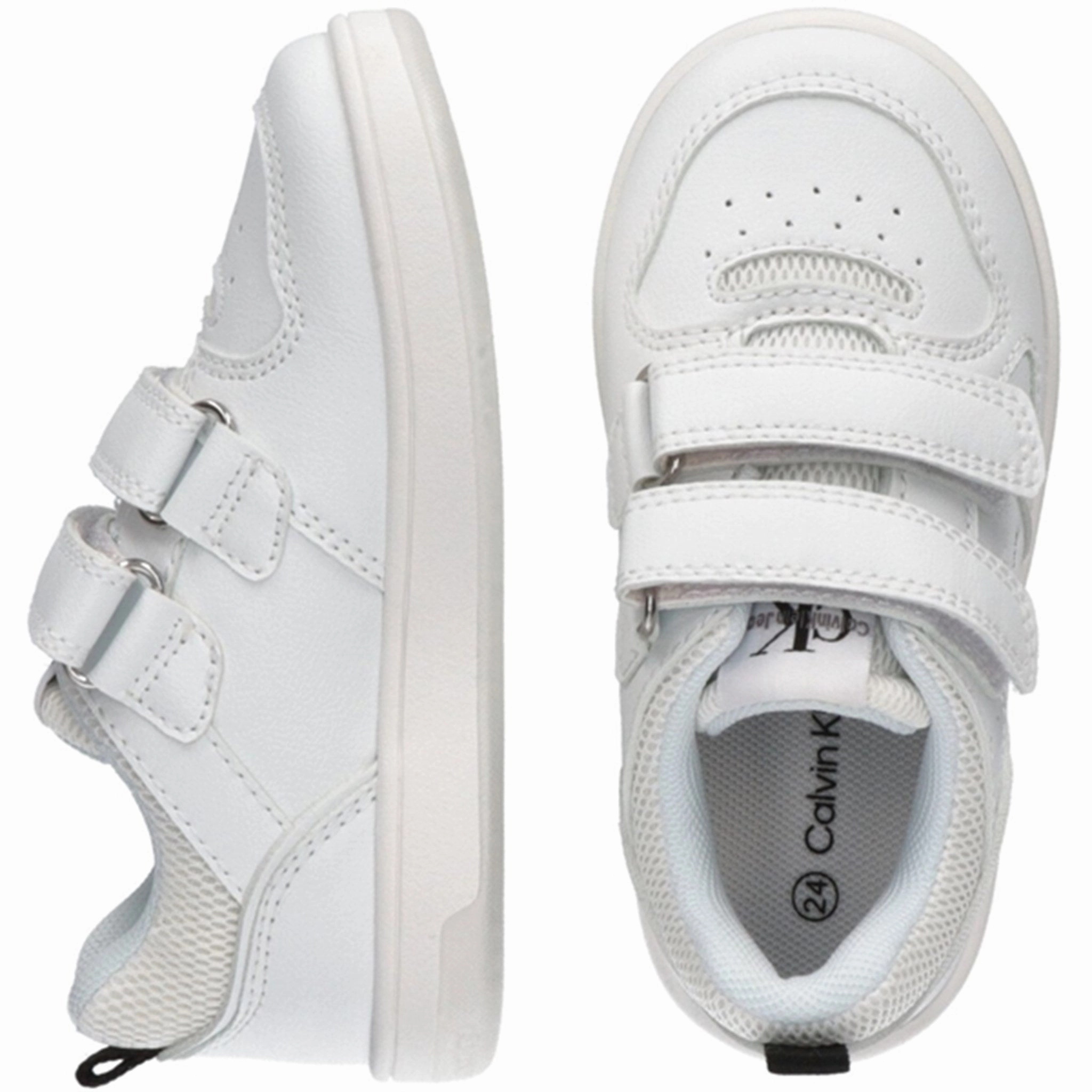 Anytime Movement Mobility Made Easy Calvin Klein Low Cut Velcro Sneaker White