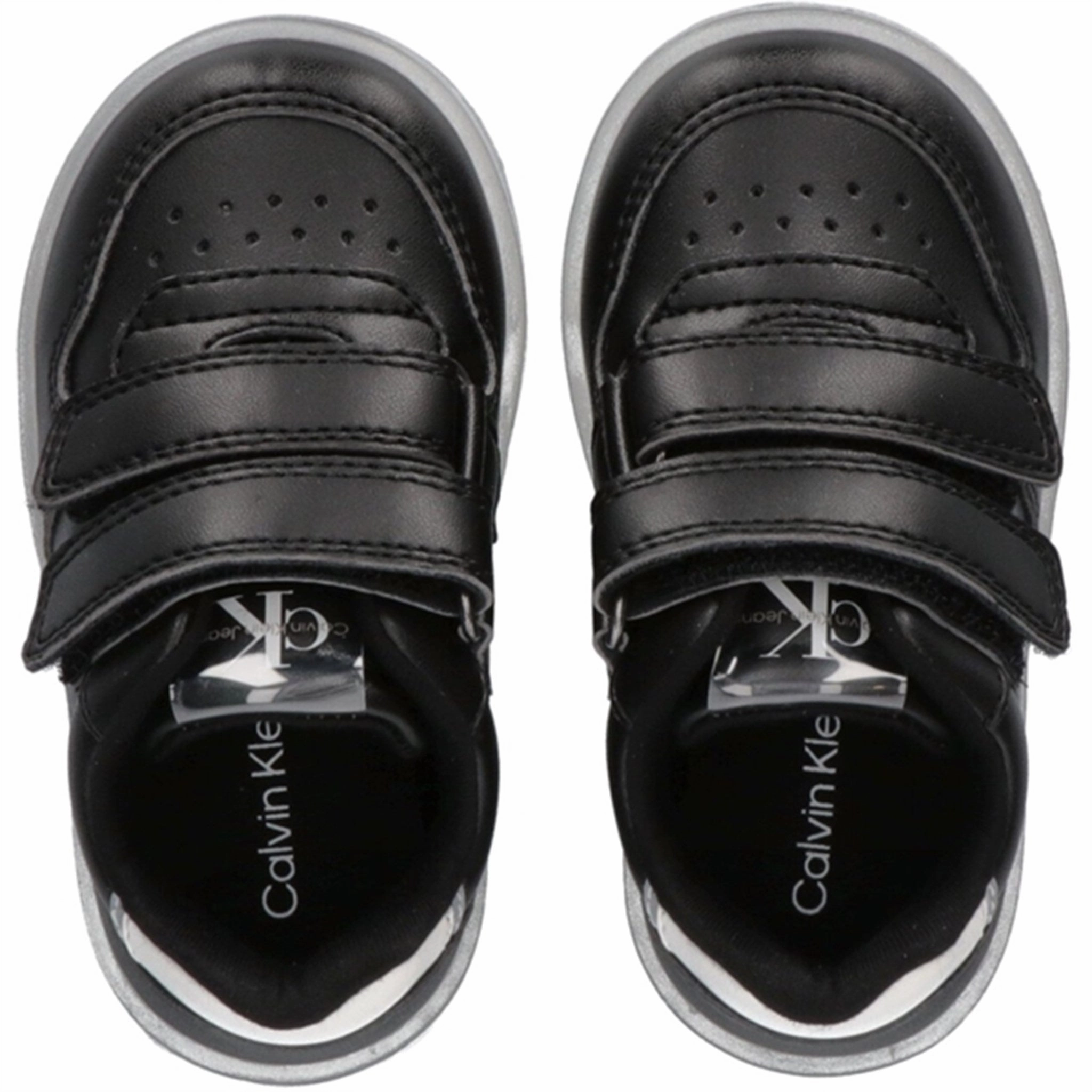 Calvin Klein Low Cut Velcro Sneakers Black Engineered To Adapt