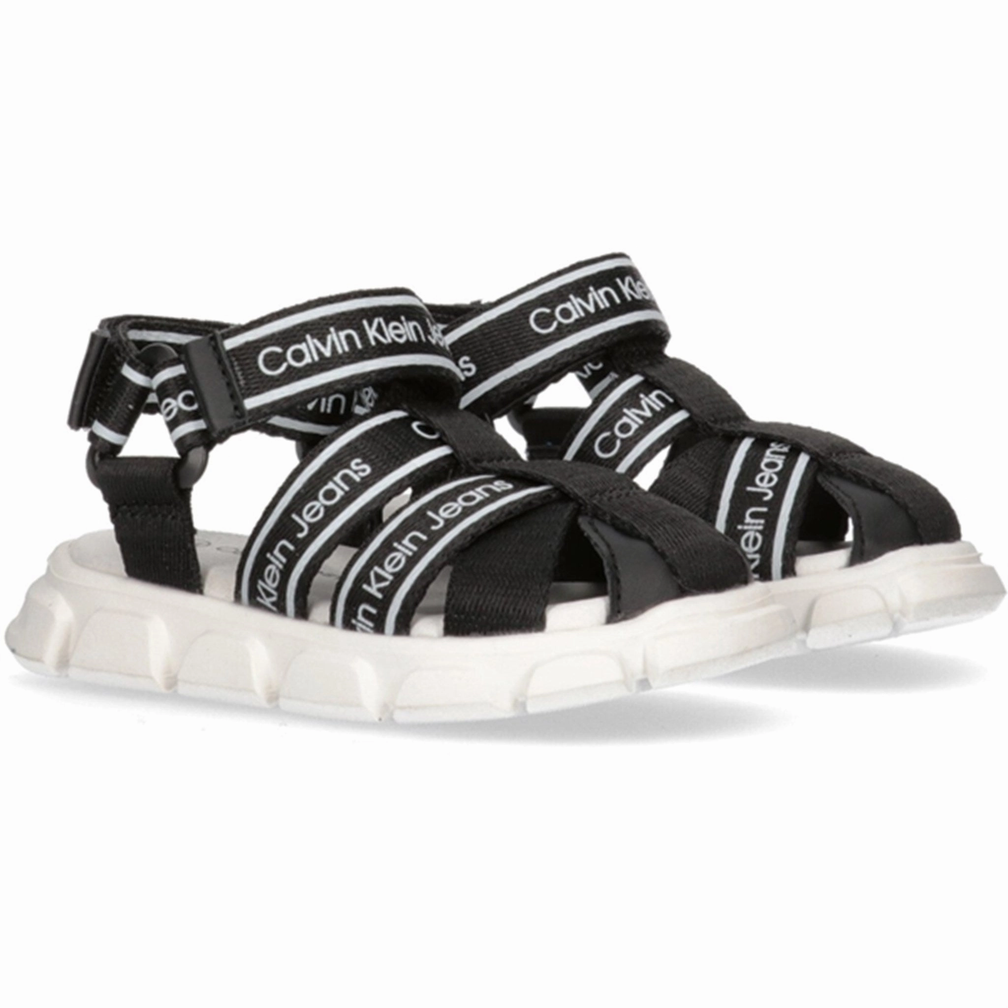 Calvin Klein Sandal Black Tailored Ease Go-Mode Ready