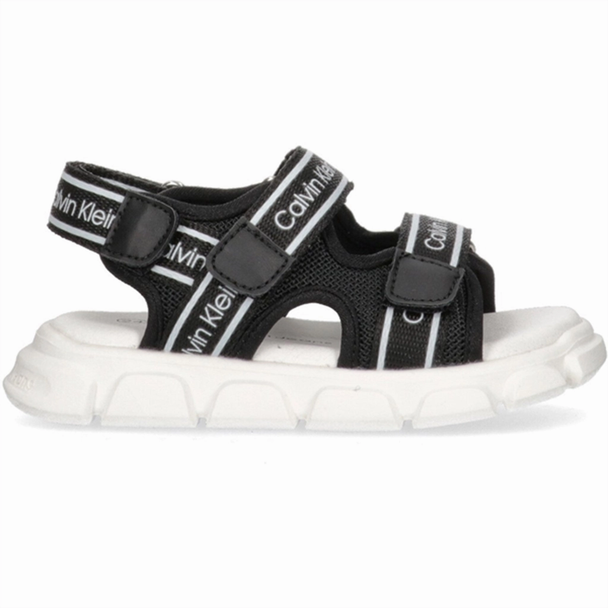 Calvin Klein Velcro Sandal Black Everyday Comfort