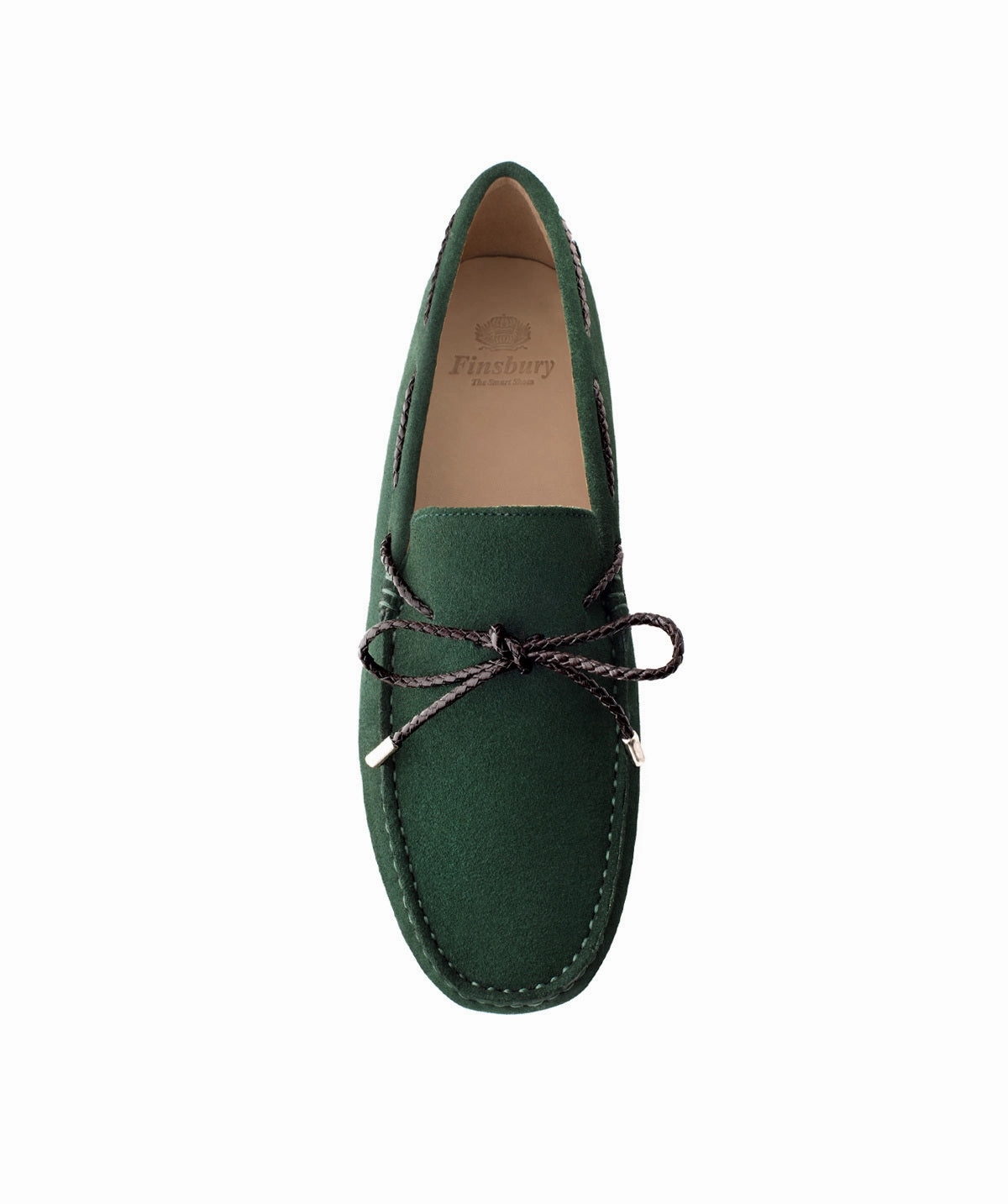 Cancun Green Suede Moccasin Rhythmic Comfort Layer-Easy